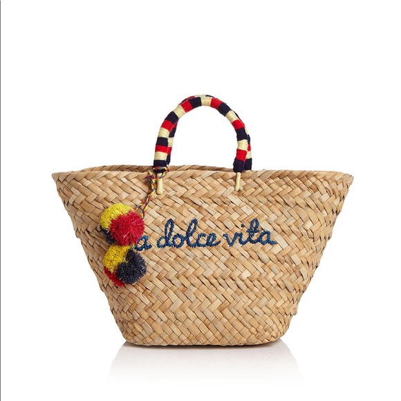 Dolce Vita Handbags - Kayu La Dolce Vita Raffia Tote Bag